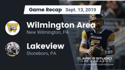 Recap: Wilmington Area  vs. Lakeview  2019