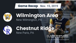 Recap: Wilmington Area  vs. Chestnut Ridge  2019