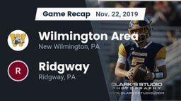 Recap: Wilmington Area  vs. Ridgway  2019