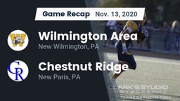 Recap: Wilmington Area  vs. Chestnut Ridge  2020