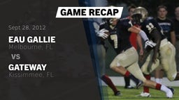 Recap: Eau Gallie  vs. Gateway  2012