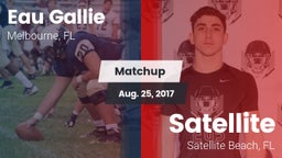 Matchup: Eau Gallie vs. Satellite  2017