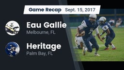Recap: Eau Gallie  vs. Heritage  2017