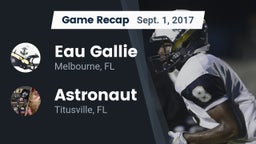 Recap: Eau Gallie  vs. Astronaut  2017