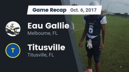 Recap: Eau Gallie  vs. Titusville  2017
