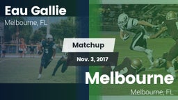 Matchup: Eau Gallie vs. Melbourne  2017