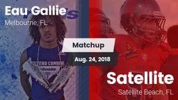Matchup: Eau Gallie vs. Satellite  2018
