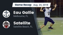 Recap: Eau Gallie  vs. Satellite  2018