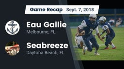 Recap: Eau Gallie  vs. Seabreeze  2018