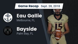 Recap: Eau Gallie  vs. Bayside  2018