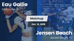 Matchup: Eau Gallie vs. Jensen Beach  2018