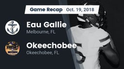 Recap: Eau Gallie  vs. Okeechobee  2018