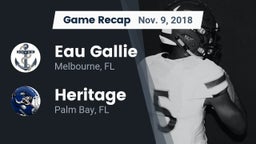 Recap: Eau Gallie  vs. Heritage  2018