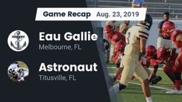 Recap: Eau Gallie  vs. Astronaut  2019