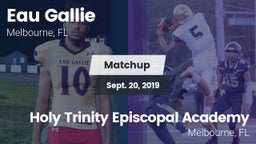 Matchup: Eau Gallie vs. Holy Trinity Episcopal Academy 2019