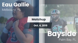 Matchup: Eau Gallie vs. Bayside  2019