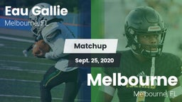 Matchup: Eau Gallie vs. Melbourne  2020