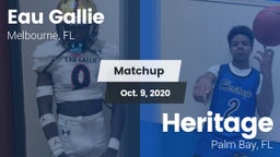 Matchup: Eau Gallie vs. Heritage  2020
