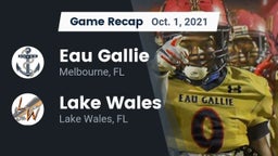 Recap: Eau Gallie  vs. Lake Wales  2021