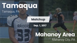 Matchup: Tamaqua vs. Mahanoy Area  2017