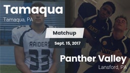 Matchup: Tamaqua vs. Panther Valley  2017