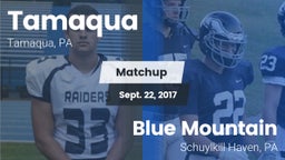 Matchup: Tamaqua vs. Blue Mountain  2017