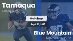 Matchup: Tamaqua vs. Blue Mountain  2018