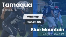 Matchup: Tamaqua vs. Blue Mountain  2019