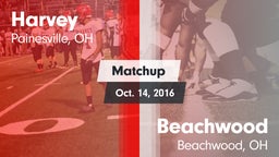 Matchup: Harvey vs. Beachwood  2016