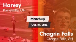 Matchup: Harvey vs. Chagrin Falls  2016