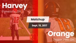 Matchup: Harvey vs. Orange  2017