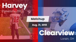 Matchup: Harvey vs. Clearview  2018