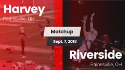 Matchup: Harvey vs. Riverside  2018