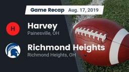 Recap: Harvey  vs. Richmond Heights  2019