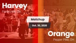 Matchup: Harvey vs. Orange  2020