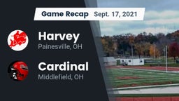 Recap: Harvey  vs. Cardinal  2021