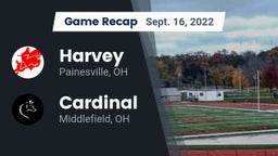 Recap: Harvey  vs. Cardinal  2022