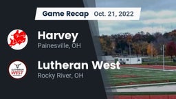 Recap: Harvey  vs. Lutheran West  2022