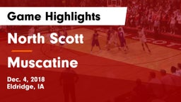North Scott  vs Muscatine  Game Highlights - Dec. 4, 2018