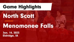 North Scott  vs Menomonee Falls  Game Highlights - Jan. 14, 2023