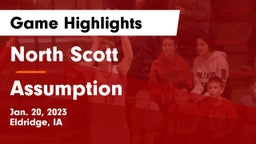 North Scott  vs Assumption  Game Highlights - Jan. 20, 2023