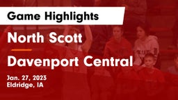 North Scott  vs Davenport Central  Game Highlights - Jan. 27, 2023
