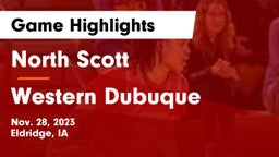 North Scott  vs Western Dubuque  Game Highlights - Nov. 28, 2023
