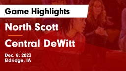 North Scott  vs Central DeWitt  Game Highlights - Dec. 8, 2023