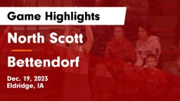 North Scott  vs Bettendorf  Game Highlights - Dec. 19, 2023