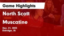North Scott  vs Muscatine  Game Highlights - Dec. 21, 2023