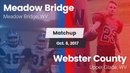 Matchup: Meadow Bridge vs. Webster County  2017