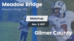 Matchup: Meadow Bridge vs. Gilmer County  2017