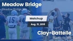 Matchup: Meadow Bridge vs. Clay-Battelle  2018