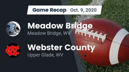 Recap: Meadow Bridge  vs. Webster County  2020